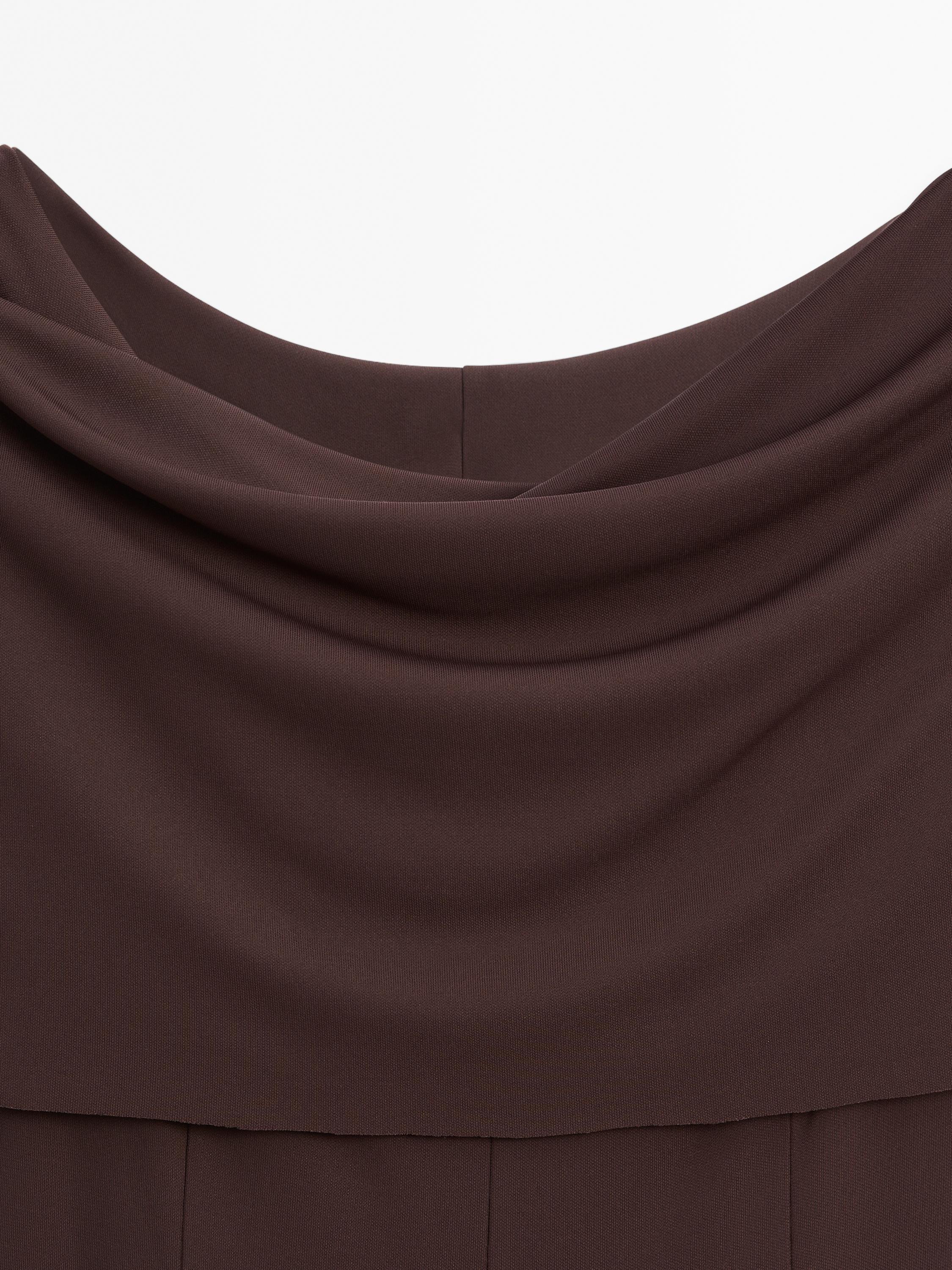 Long strapless dress